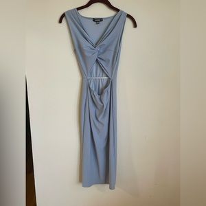 Twist front thigh dress